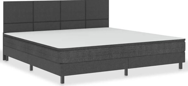 Uzglavlje od tkanine tamnosivo 200 x 200 cm - 200 x 200 cm 1 Dizajn s kvadratima 200 x 200 cm