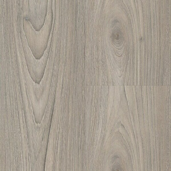 LOGOCLIC Ambienta Laminat Hrast Alba (Siva, Rustikalni pod, 1.288 x 195 x 10 mm) + BAUHAUS jamstvo 30 godina