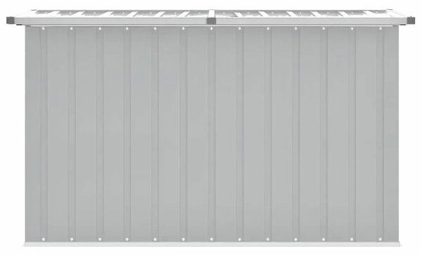Vrtna kutija za pohranu siva 149 x 99 x 93 cm - Siva 149 x 99 x 93 cm Siva 149 x 99 x 93 cm