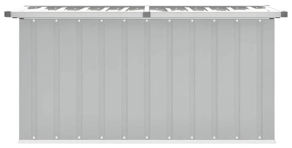 Vrtna kutija za pohranu siva 129 x 67 x 65 cm - Siva 129 x 67 x 65 cm Siva 129 x 67 x 65 cm