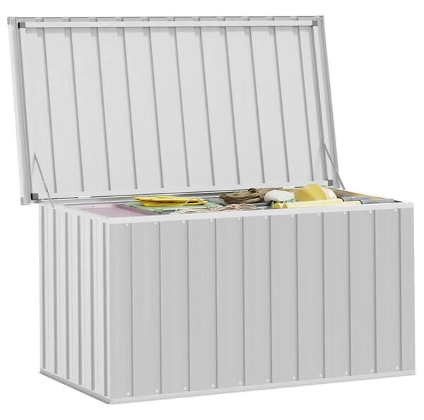 Vrtna kutija za pohranu siva 129 x 67 x 65 cm - Siva 129 x 67 x 65 cm Siva 129 x 67 x 65 cm