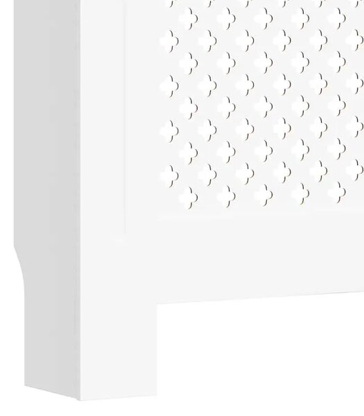 Pokrovi za radijator 2 kom bijeli 152 x 19 x 81 5 cm MDF - Bijela 152 x 19 x 81.5 cm 2 Bijela