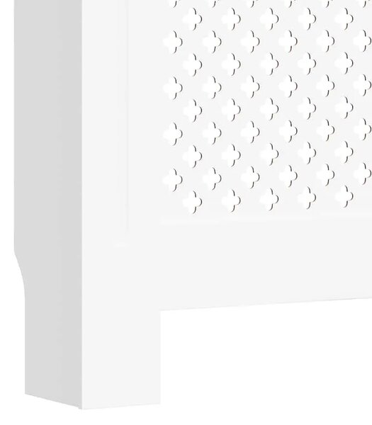 Pokrovi za radijator 2 kom bijeli 152 x 19 x 81 5 cm MDF - Bijela 152 x 19 x 81.5 cm 2 Bijela