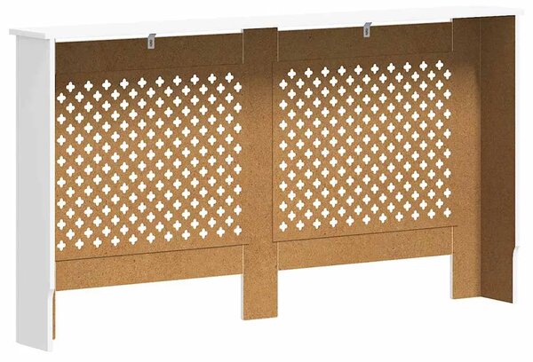 Pokrovi za radijator 2 kom bijeli 152 x 19 x 81 5 cm MDF - Bijela 152 x 19 x 81.5 cm 2 Bijela