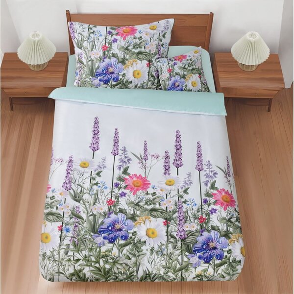 3-dijelna posteljina za krevet za jednu osobu 140x200 cm Summer Meadow – My House