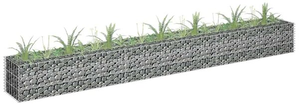 Gabionska sadilica od pocinčanog čelika 270 x 30 x 30 cm - 270 x 30 x 30 cm 1 270 x 30 x 30 cm