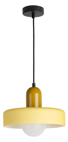 Žuta viseća svjetiljka ø 25 cm Opaco Grato – Leitmotiv