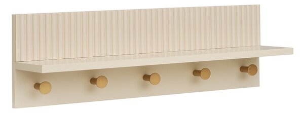 Bež zidna vješalica s policom 50 cm Rocca – House Nordic