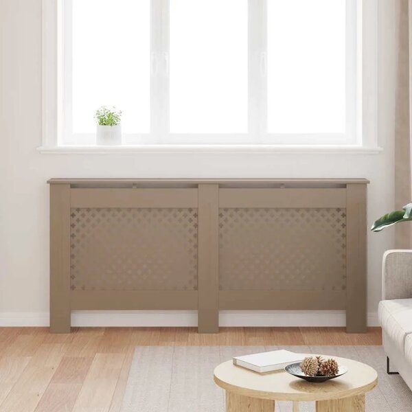 Maska za radijator - Pokrov za radijator 172 x 19 x 81 5 cm MDF - Smeđa 172 x 19 x 81.5 cm 1 Smeđa