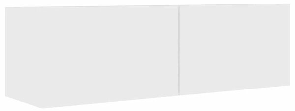 TV ormarić bijeli 100 x 30 x 30 cm od konstruiranog drva - Bijela 1 100 cm Bijela