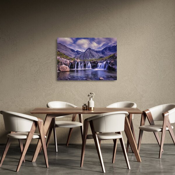 Staklena slika slapova (70x50 cm)