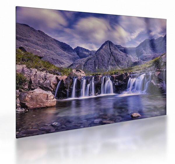 Staklena slika slapova (70x50 cm)
