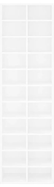 Ormarić za cipele bijeli 54 x 34 x 183 cm od konstruiranog drva - Bijela 1 1 1