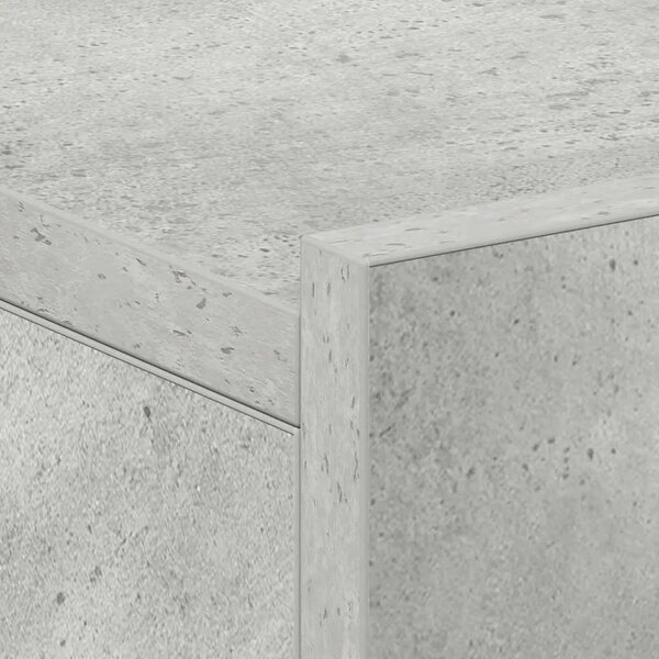 Viseći noćni ormarići 2 kom 40x30x15 cm konstruirano drvo - Beton siva 2 Beton siva 2