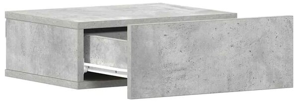 Viseći noćni ormarići 2 kom 40x30x15 cm konstruirano drvo - Beton siva 2 Beton siva 2