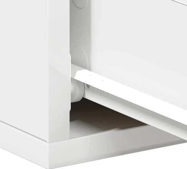 Viseći noćni ormarići 2 kom 40 x 30 x 15 cm konstruirano drvo - Bijela 2 Bijela 2