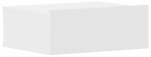 Viseći noćni ormarići 2 kom 40 x 30 x 15 cm konstruirano drvo - Bijela 2 Bijela 2
