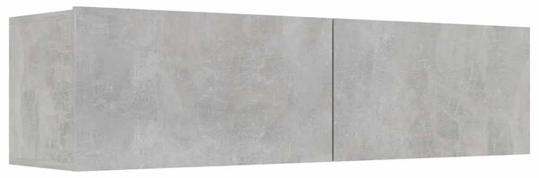 TV ormarić boja betona 120 x 30 x 30 cm od konstruiranog drva - Beton siva 1 120 cm Beton siva