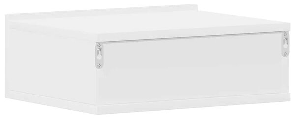 Viseći noćni ormarići 2 kom 40 x 30 x 15 cm konstruirano drvo - Bijela 2 Bijela 2