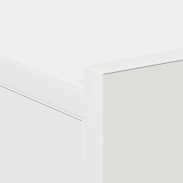 Viseći noćni ormarići 2 kom 40 x 30 x 15 cm konstruirano drvo - Bijela 2 Bijela 2
