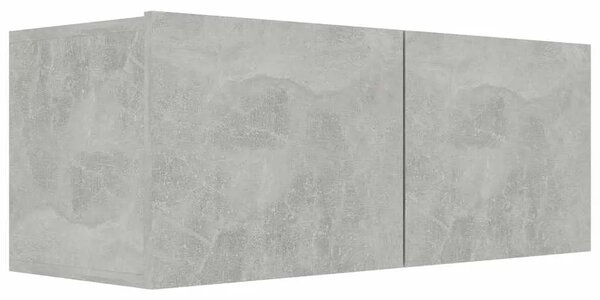TV ormarić boja betona 80 x 30 x 30 cm od konstruiranog drva - Beton siva 1 80 cm Beton siva