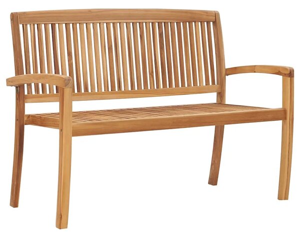 Složiva vrtna klupa za dvoje 120 cm od masivne tikovine - 120 cm 1 1 2