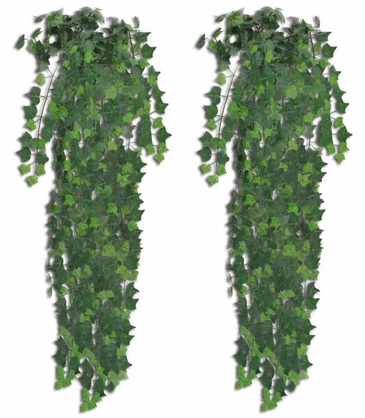 Umjetni grmovi bršljana 4 kom zeleni 90 cm - Zelena 4 Zelena 4