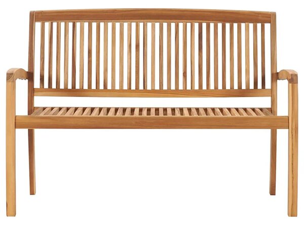 Složiva vrtna klupa za dvoje 120 cm od masivne tikovine - 120 cm 1 1 2