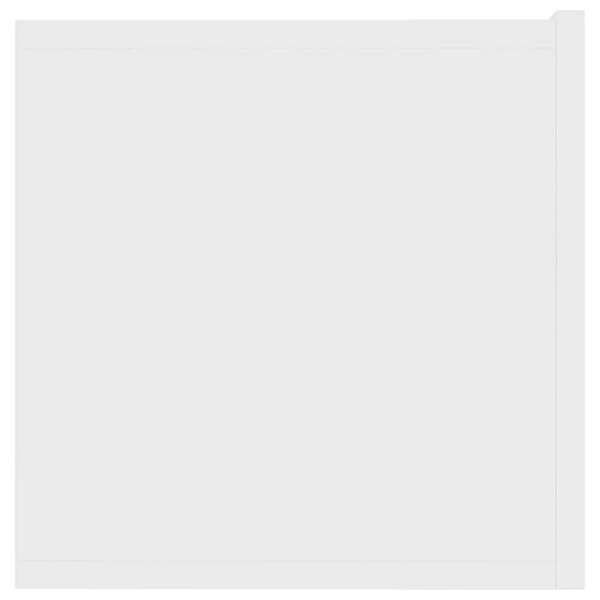 TV ormarić bijeli 80 x 30 x 30 cm od konstruiranog drva - Bijela 1 80 cm Bijela