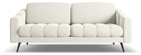 Bijela baršunasti sofa 202 cm Nalu – Makamii