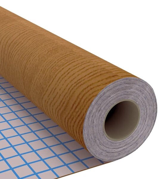 Samoljepljive folije za vrata 2 kom svijetli hrast 210x90 cm PVC - Boja hrasta 2 Boja hrasta 2