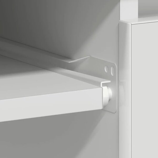 Radni stol bijeli 90 x 45 x 76 cm konstruirano drvo - Bijela Bijela