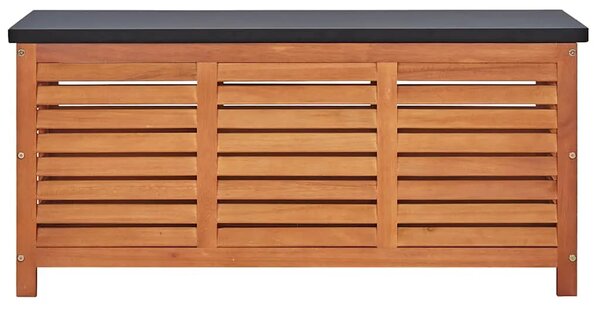 Vrtna kutija za pohranu 117x50x55 cm masivno drvo eukaliptusa - 117 x 55 x 50 cm 117 x 55 x 50 cm