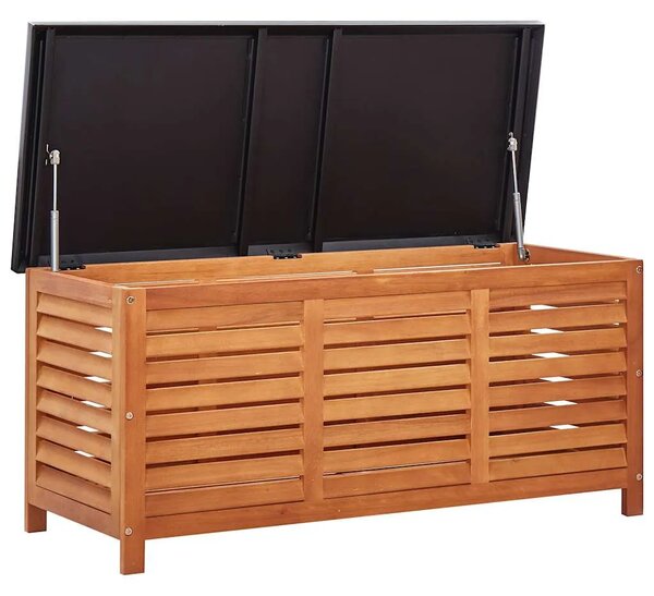 Vrtna kutija za pohranu 117x50x55 cm masivno drvo eukaliptusa - 117 x 55 x 50 cm 117 x 55 x 50 cm