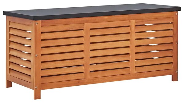 Vrtna kutija za pohranu 117x50x55 cm masivno drvo eukaliptusa - 117 x 55 x 50 cm 117 x 55 x 50 cm
