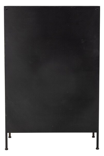 Crna/smeđa metalna komoda 60,5x92x33,5 cm Matteo – Bloomingville