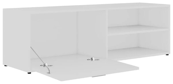 TV ormarić bijeli 120 x 34 x 37 cm od konstruiranog drva - Bijela 1 Bijela