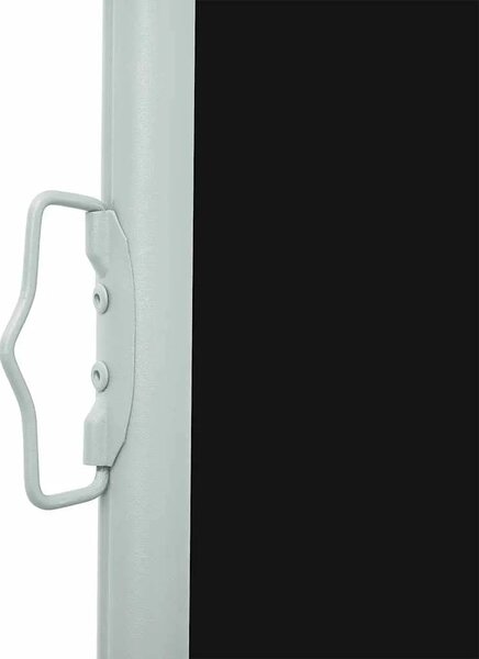 Uvlačiva bočna tenda za terasu 100 x 514 cm crna - Crna 100 x 500 cm 1 Crna