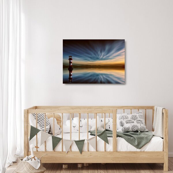 Staklena slika svjetionika (70x50 cm)