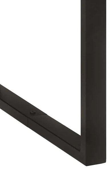 Blagovaonski stol 154x80x76 cm od masivnog bagremovog drva - Crna 154 x 80 x 76 cm 1 Crna