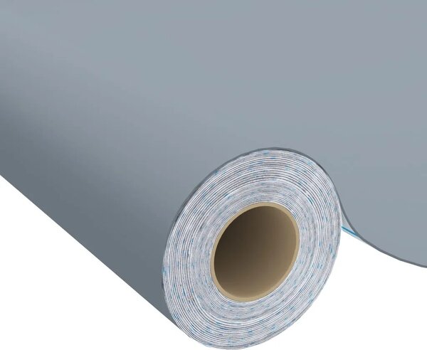 Samoljepljiva folija za namještaj siva 500 x 90 cm PVC - Siva 1 Siva