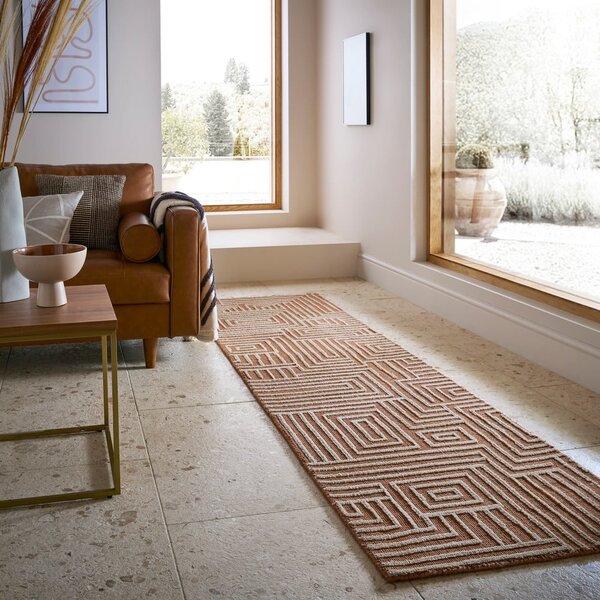 Staza boja terakote 80x300 cm Kylo – Flair Rugs