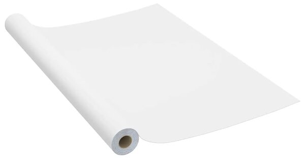 Samoljepljiva folija za namještaj bijela 500 x 90 cm PVC - Bijela 1 Bijela