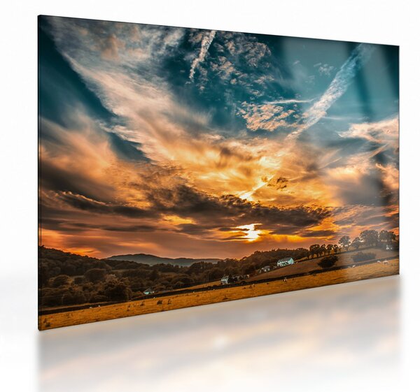 Staklena slika oblaka (70x50 cm)