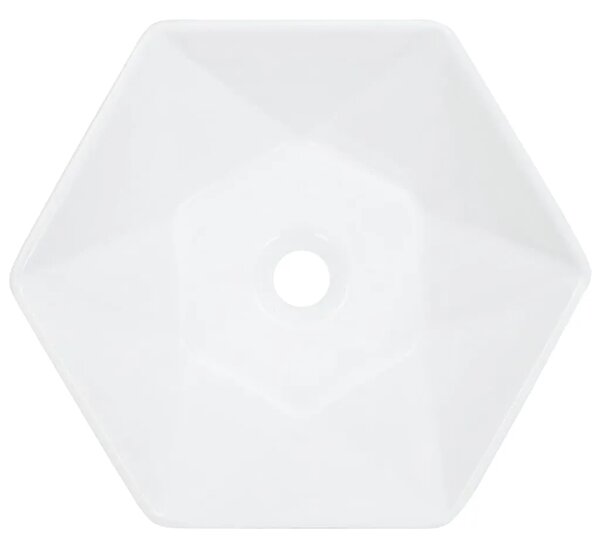 Lavabo - Umivaonik 41 x 36 5 x 12 cm keramički bijeli - Bijela Bijela
