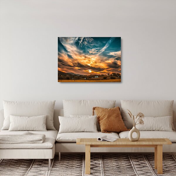 Staklena slika oblaka (70x50 cm)