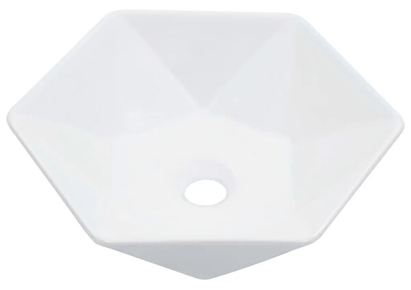Lavabo - Umivaonik 41 x 36 5 x 12 cm keramički bijeli - Bijela Bijela
