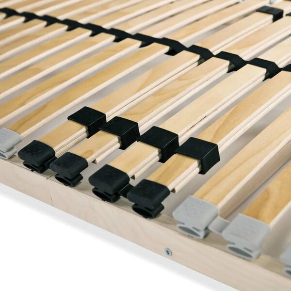Podnice za krevet 2 kom s 28 letvica i 7 zona 90 x 200 cm - 90 x 200 cm 28 letvica 90 x 200 cm 28 letvica