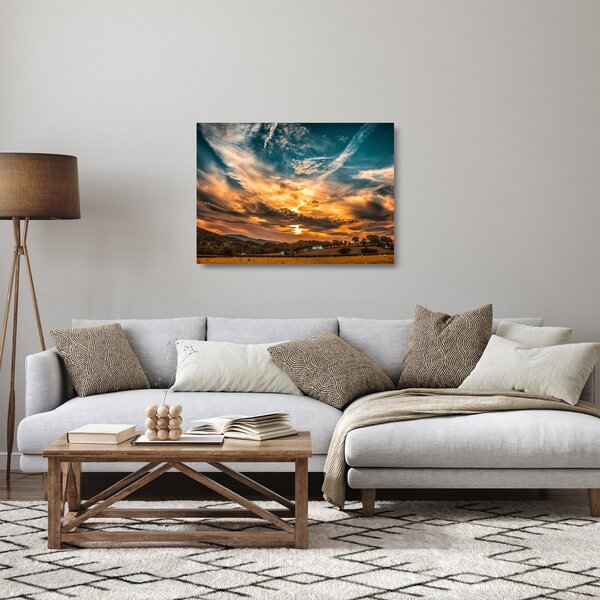 Staklena slika oblaka (70x50 cm)