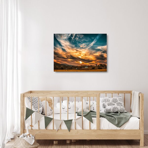 Staklena slika oblaka (70x50 cm)